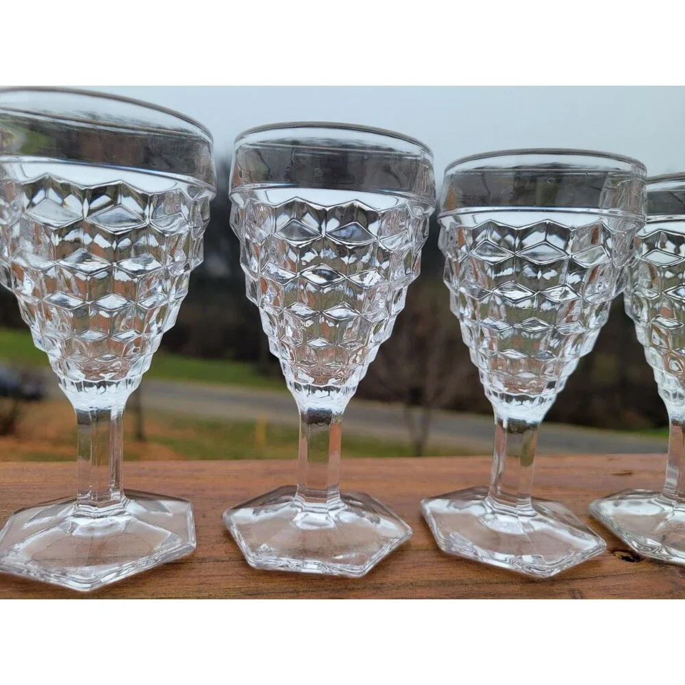 FOSTORIA American Clear Cordials 4 1/2